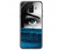 Funda Gel Tpu para Samsung Galaxy A6 (2018) Diseño Ojo Dibujos
