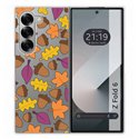 Funda Carcasa Dura Transparente para Samsung Galaxy Z Fold 6 5G diseño Otoño Dibujos