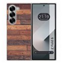 Funda Carcasa Dura para Samsung Galaxy Z Fold 6 5G diseño Madera 03 Dibujos