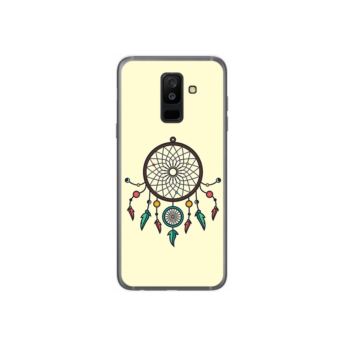 Funda Gel Tpu para Samsung Galaxy A6 Plus (2018) Diseño Atrapasueños Dibujos