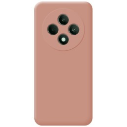 Funda Silicona Líquida Ultra Suave para Oppo Reno 12F 4G / 12 F 5G color Rosa 2