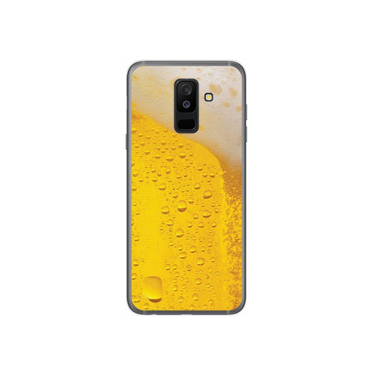 Funda Gel Tpu para Samsung Galaxy A6 Plus (2018) Diseño Cerveza Dibujos