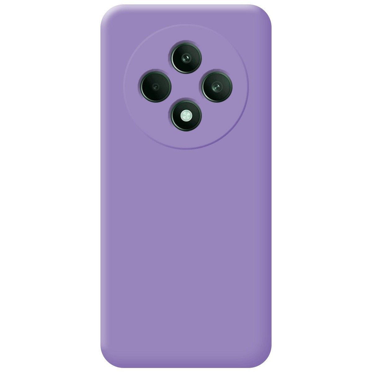 Funda Silicona Líquida Ultra Suave para Oppo Reno 12FS 4G / 12 FS 5G color Morada