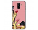 Funda Gel Tpu para Samsung Galaxy A6 Plus (2018) Diseño Brochas Dibujos