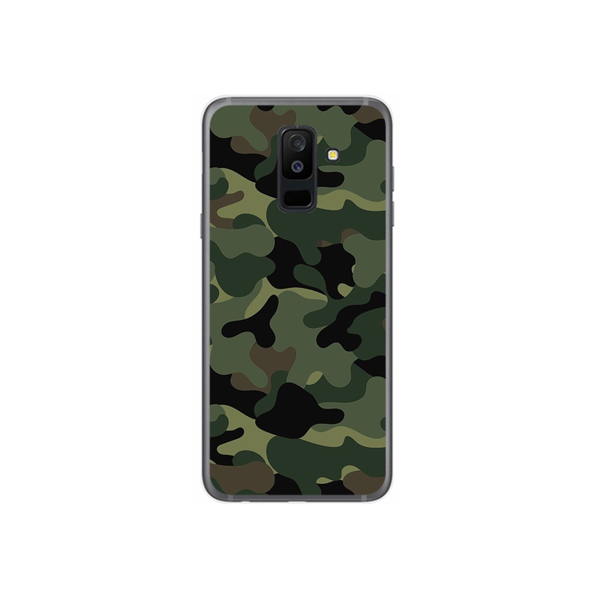 Funda Gel Tpu para Samsung Galaxy A6 Plus (2018) Diseño Camuflaje Dibujos