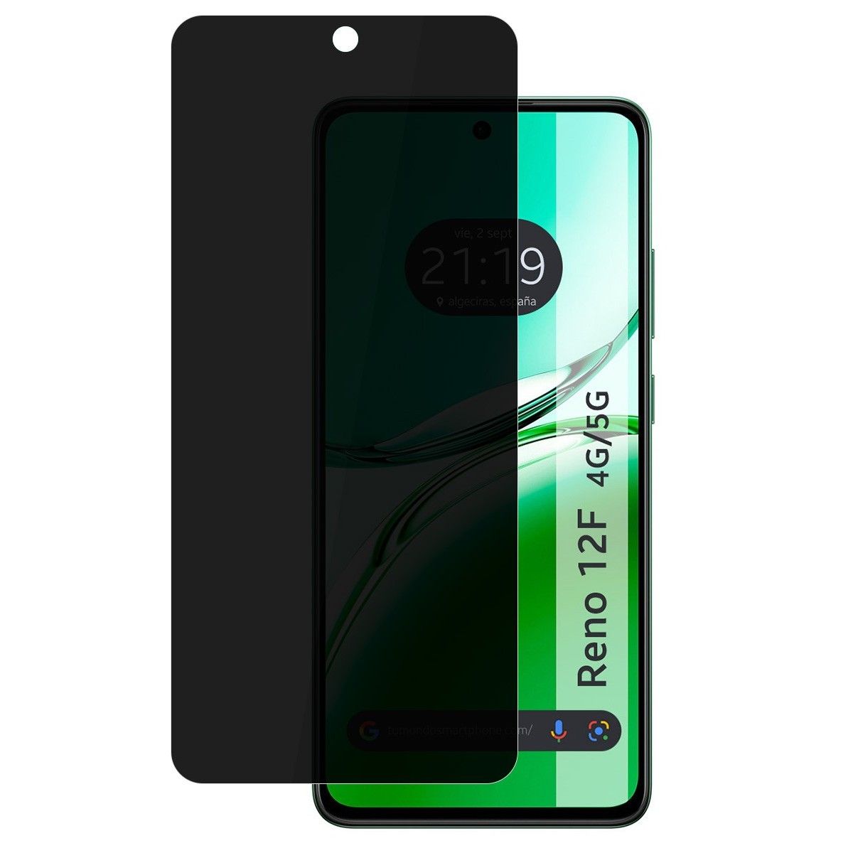 Protector Pantalla Hidrogel Privacidad Antiespías para Oppo Reno 12F 4G / 12 F 5G