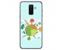 Funda Gel Tpu para Samsung Galaxy A6 Plus (2018) Diseño Familia Dibujos