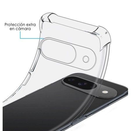 Funda Silicona Antigolpes Transparente para Google Pixel 9 5G