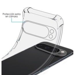 Funda Silicona Antigolpes Transparente para Google Pixel 9 Pro 5G 2
