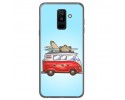Funda Gel Tpu para Samsung Galaxy A6 Plus (2018) Diseño Furgoneta Dibujos