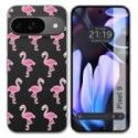 Funda Silicona Transparente para Google Pixel 9 5G diseño Flamenco Dibujos