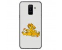 Funda Gel Tpu para Samsung Galaxy A6 Plus (2018) Diseño Leones Dibujos