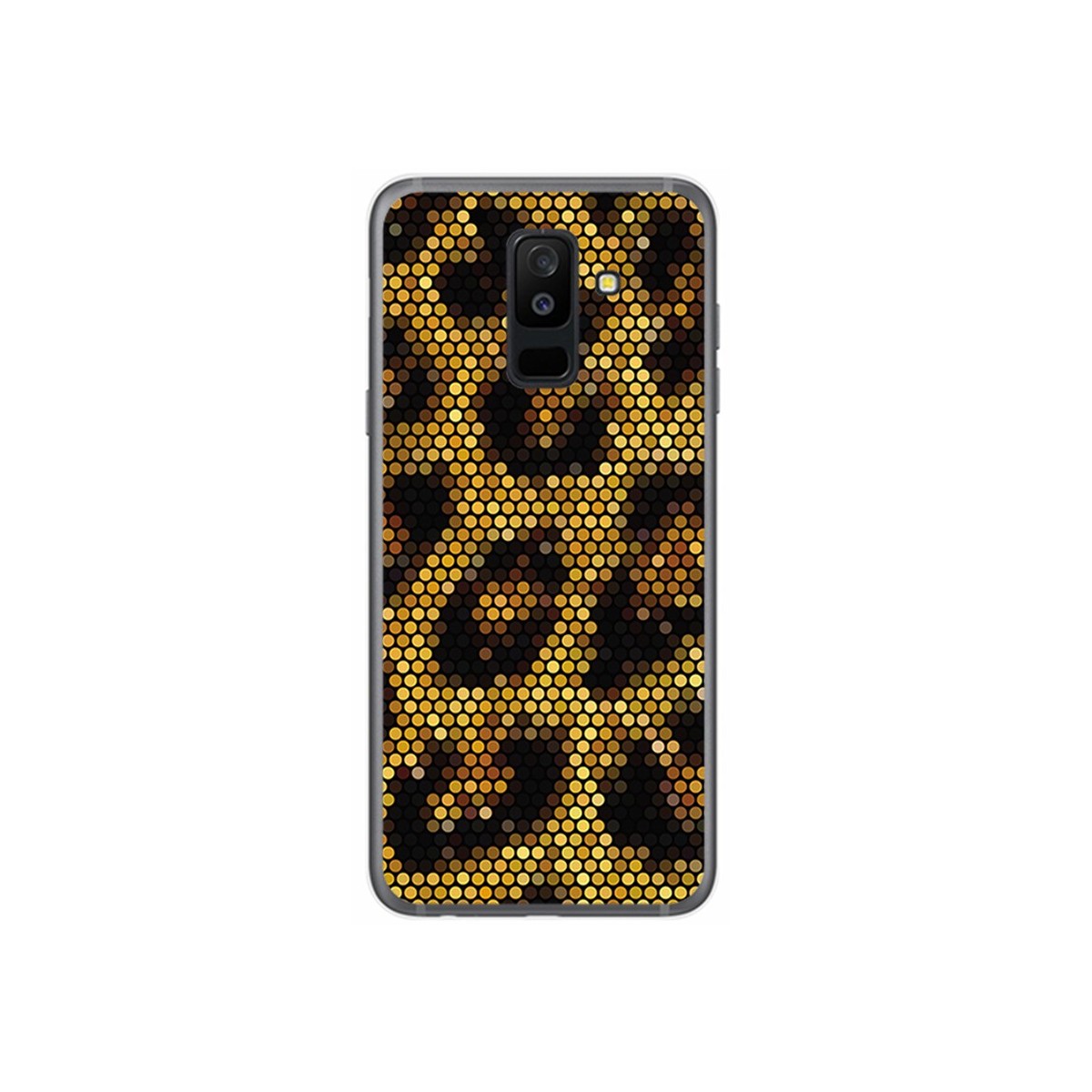 Funda Gel Tpu para Samsung Galaxy A6 Plus (2018) Diseño Leopardo Dibujos