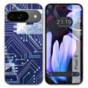 Funda Silicona para Google Pixel 9 5G diseño Circuito Dibujos