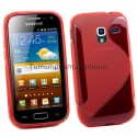 Funda Gel Tpu Galaxy Ace 2 I8160 S Line Color Roja