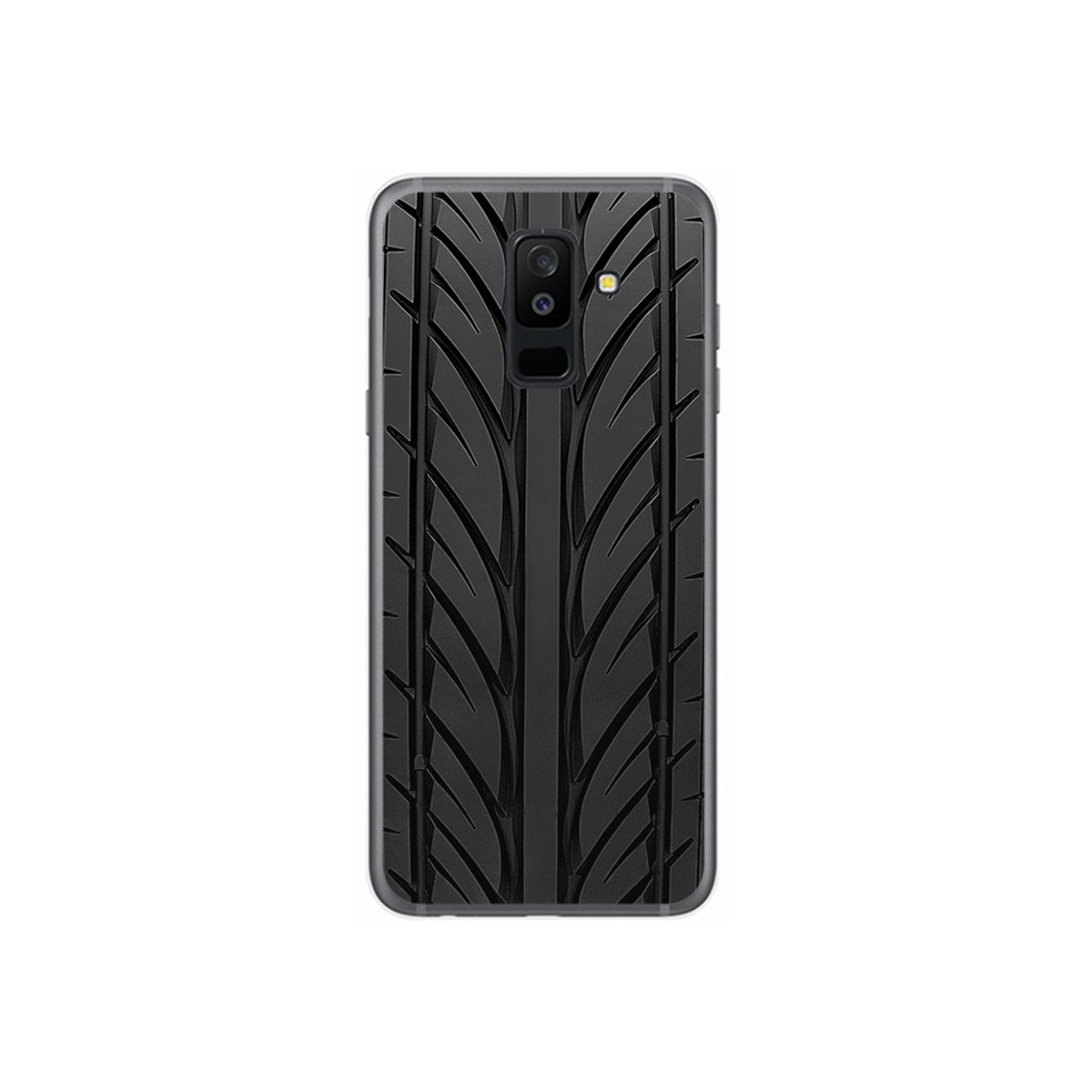 Funda Gel Tpu para Samsung Galaxy A6 Plus (2018) Diseño Neumatico Dibujos