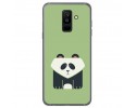 Funda Gel Tpu para Samsung Galaxy A6 Plus (2018) Diseño Panda Dibujos