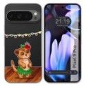 Funda Silicona Transparente para Google Pixel 9 Pro 5G diseño Suricata Dibujos