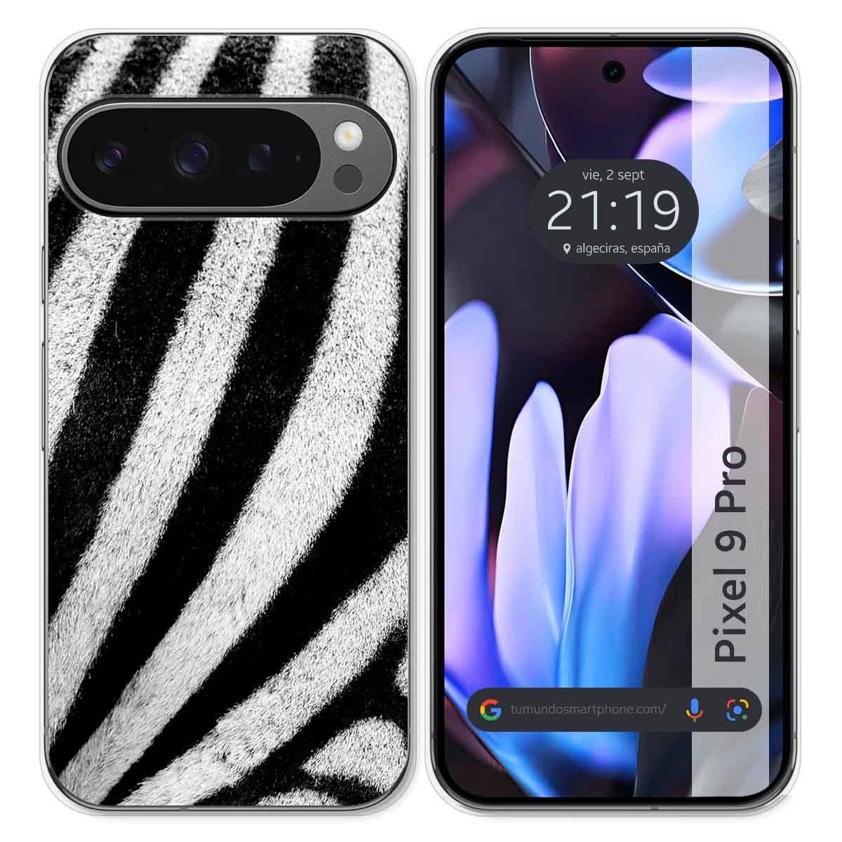 Funda Silicona para Google Pixel 9 Pro 5G diseño Animal 02 Dibujos