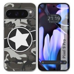 Funda Silicona para Google Pixel 9 Pro 5G diseño Camuflaje 02 Dibujos