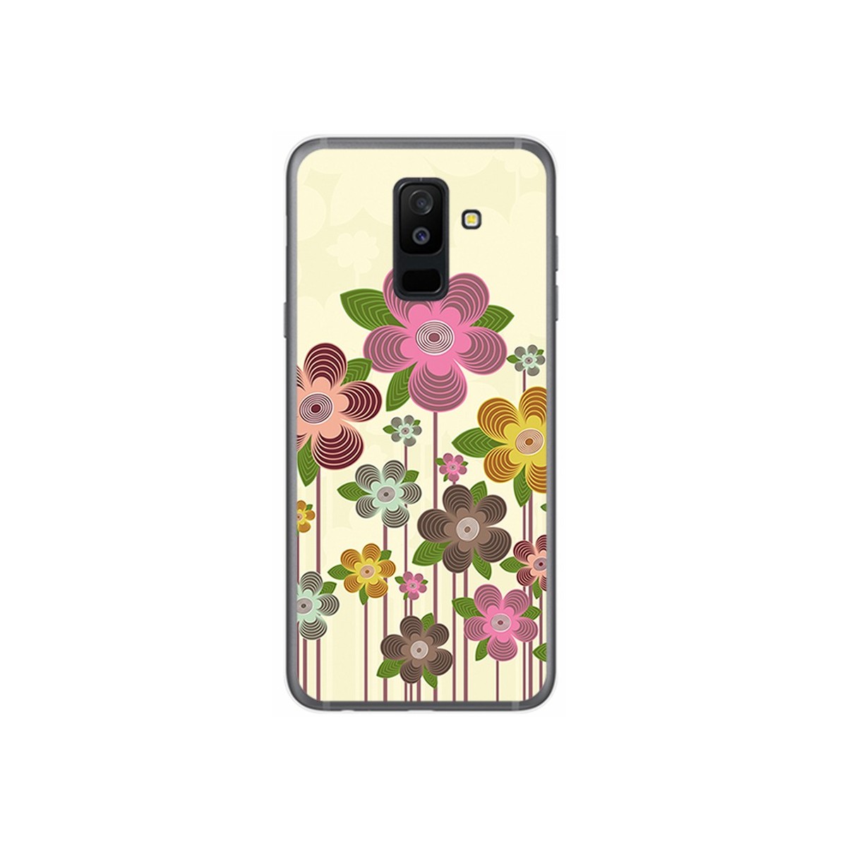 Funda Gel Tpu para Samsung Galaxy A6 Plus (2018) Diseño Primavera En Flor Dibujos