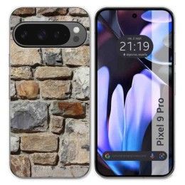 Funda Silicona para Google Pixel 9 Pro 5G diseño Ladrillo 03 Dibujos