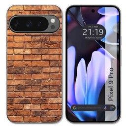 Funda Silicona para Google Pixel 9 Pro 5G diseño Ladrillo 04 Dibujos
