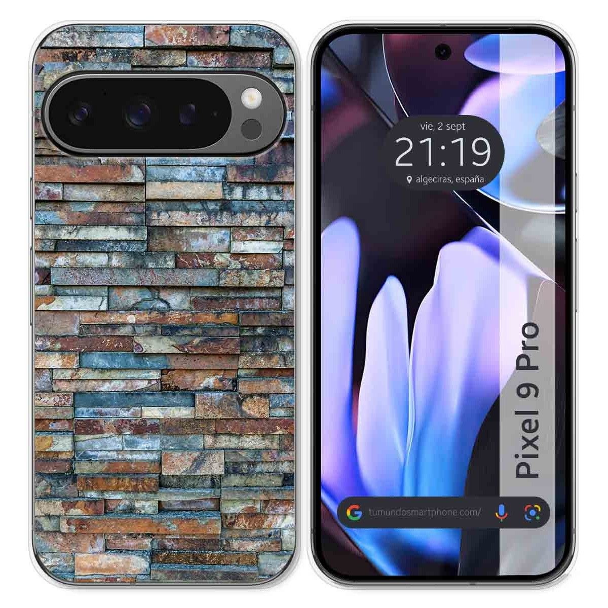 Funda Silicona para Google Pixel 9 Pro 5G diseño Ladrillo 05 Dibujos
