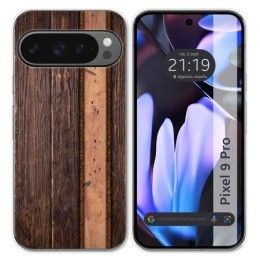 Funda Silicona para Google Pixel 9 Pro 5G diseño Madera 05 Dibujos