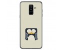 Funda Gel Tpu para Samsung Galaxy A6 Plus (2018) Diseño Pingüino Dibujos
