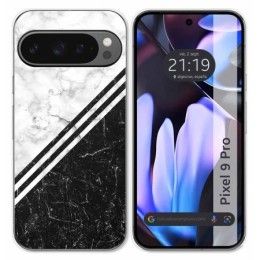 Funda Silicona para Google Pixel 9 Pro 5G diseño Mármol 01 Dibujos