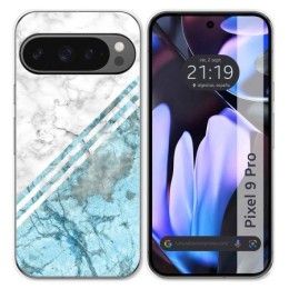 Funda Silicona para Google Pixel 9 Pro 5G diseño Mármol 02 Dibujos
