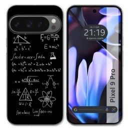 Funda Silicona para Google Pixel 9 Pro 5G diseño Formulas Dibujos