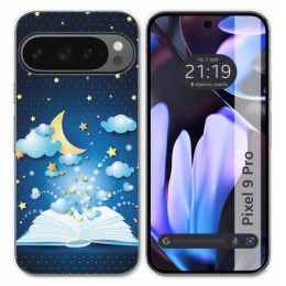 Funda Silicona para Google Pixel 9 Pro 5G diseño Libro Cuentos Dibujos