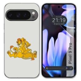 Funda Silicona para Google Pixel 9 Pro 5G diseño Leones Dibujos