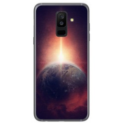 Funda Gel Tpu para Samsung Galaxy A6 Plus (2018) Diseño Tierra Dibujos
