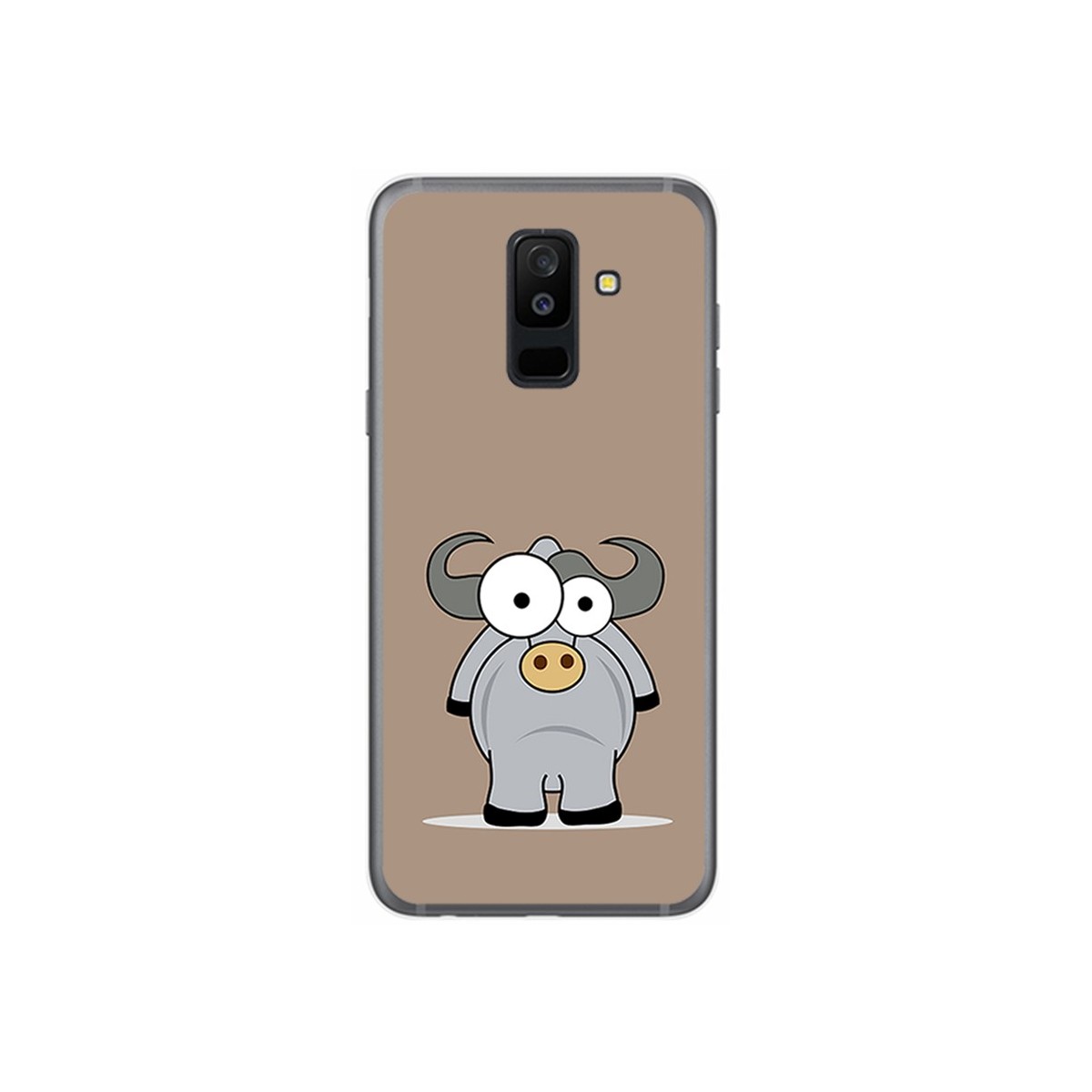 Funda Gel Tpu para Samsung Galaxy A6 Plus (2018) Diseño Toro Dibujos