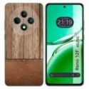 Funda Silicona para Oppo Reno 12F 4G / 12 F 5G diseño Madera 09 Dibujos