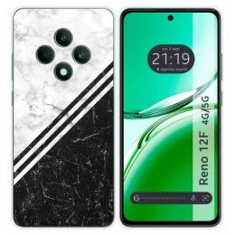 Funda Silicona para Oppo Reno 12F 4G / 12 F 5G diseño Mármol 01 Dibujos