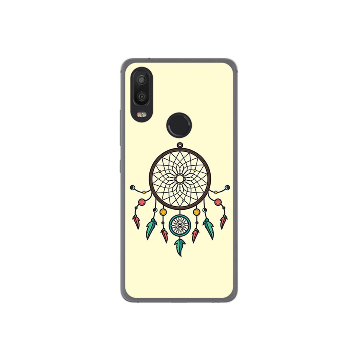Funda Gel Tpu para Bq Aquaris X2 / X2 Pro Diseño Atrapasueños Dibujos