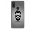 Funda Gel Tpu para Bq Aquaris X2 / X2 Pro Diseño Barba Dibujos