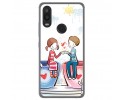 Funda Gel Tpu para Bq Aquaris X2 / X2 Pro Diseño Cafe Dibujos