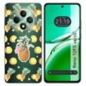 Funda Silicona Transparente para Oppo Reno 12FS 4G / 12 FS 5G diseño Piña Dibujos