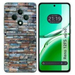 Funda Silicona para Oppo Reno 12FS 4G / 12 FS 5G diseño Ladrillo 05 Dibujos