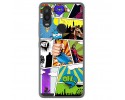 Funda Gel Tpu para Bq Aquaris X2 / X2 Pro Diseño Comic Dibujos
