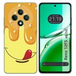 Funda Silicona para Oppo Reno 12FS 4G / 12 FS 5G diseño Helado Vainilla Dibujos