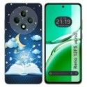 Funda Silicona para Oppo Reno 12FS 4G / 12 FS 5G diseño Libro Cuentos Dibujos