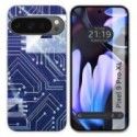 Funda Silicona para Google Pixel 9 Pro XL 5G diseño Circuito Dibujos