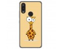 Funda Gel Tpu para Bq Aquaris X2 / X2 Pro Diseño Jirafa Dibujos