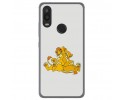 Funda Gel Tpu para Bq Aquaris X2 / X2 Pro Diseño Leones Dibujos